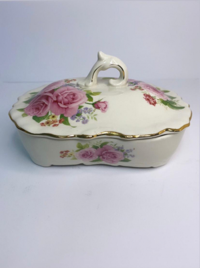 THE THREE ROSES/FINE PORCELAİN (BONBONYER)